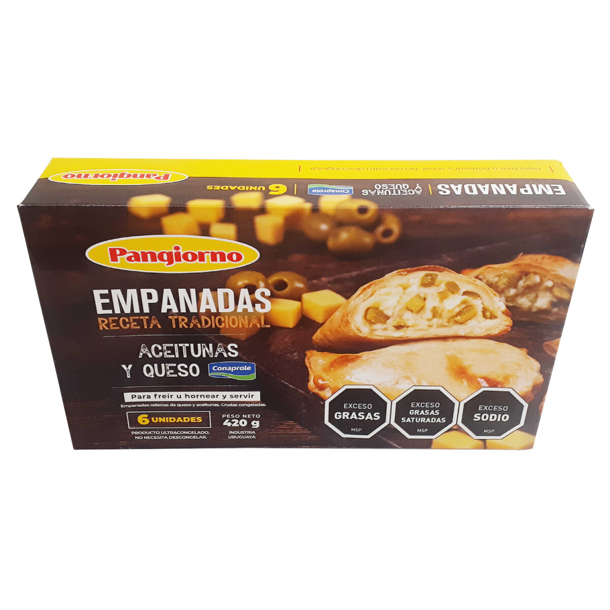 Empanadas de Queso y Aceituna x6 Pangiorno 