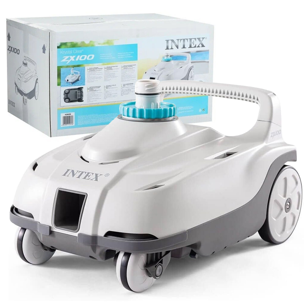 Robot Aspiradora Intex Limpiador Piscina Automático 