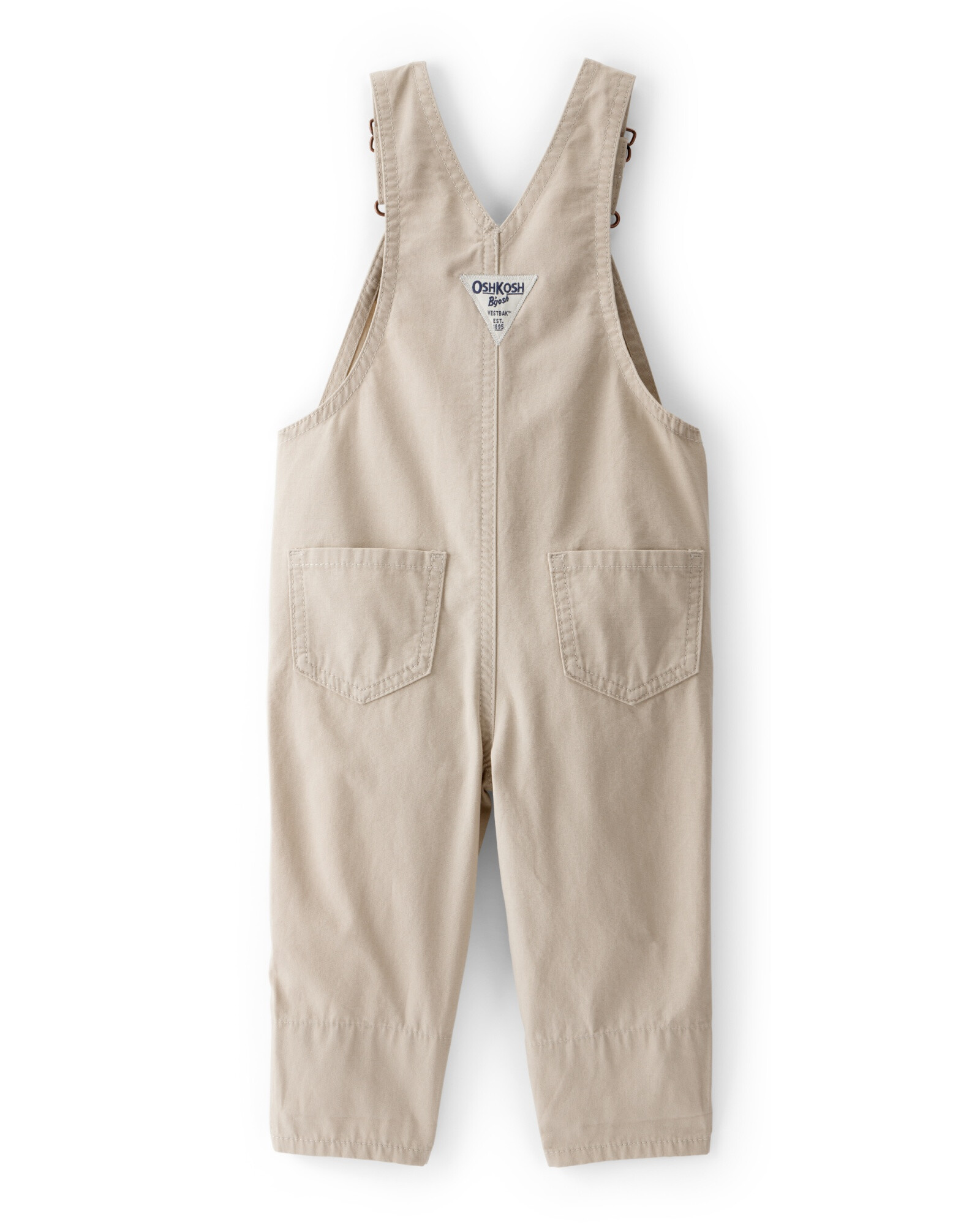Enterito de lona liviana, khaki, con forro floral Sin color