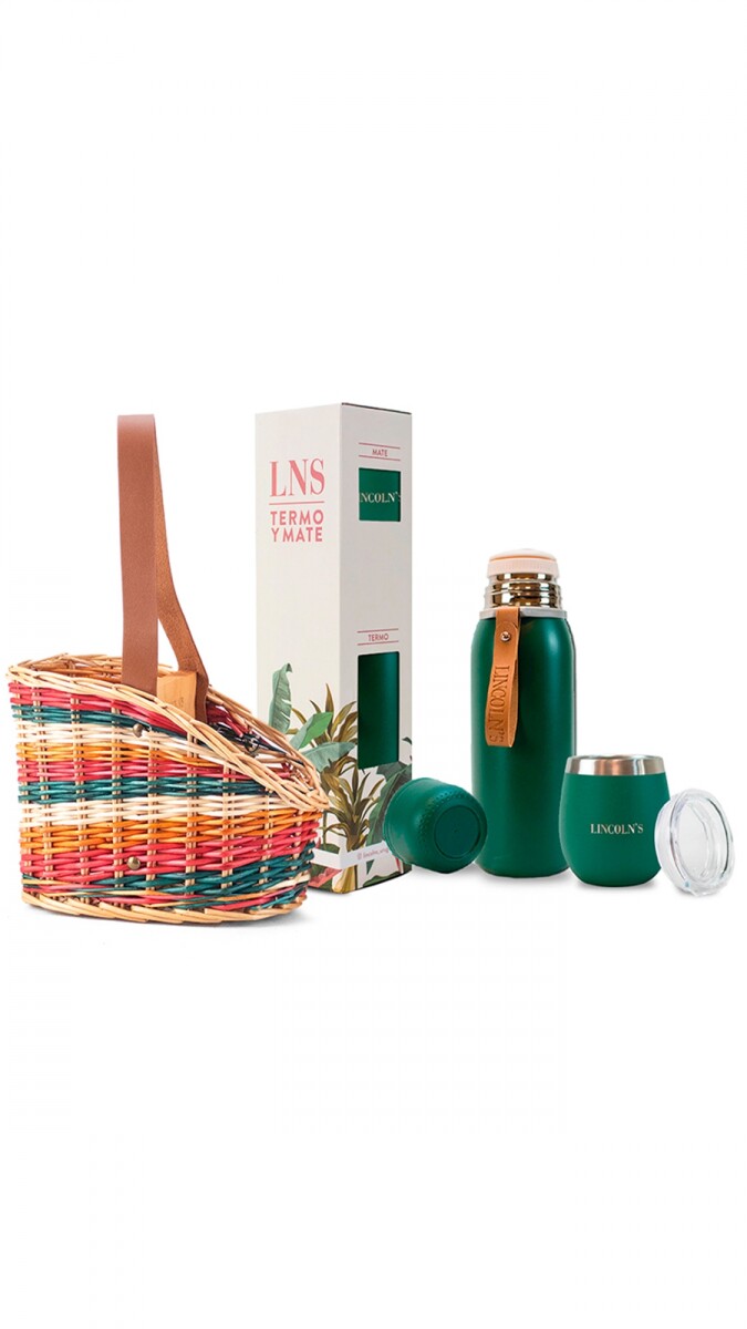 KIT MATERO LAOS - VERDE C/MULTICOLOR 