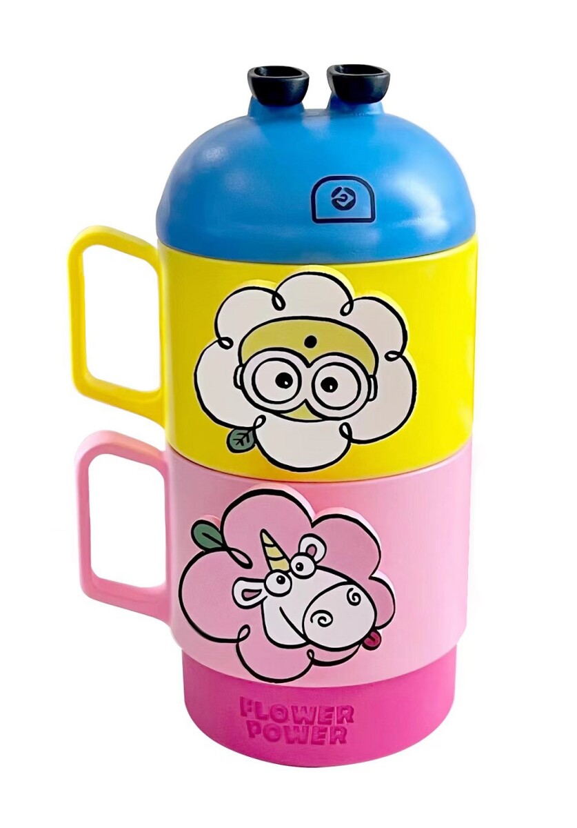 Set tazas apilables Minions 2pcs 