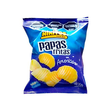 PAPAS ONDULADAS NIKITOS CORTE AMERICANO 20GRS PAPAS ONDULADAS NIKITOS CORTE AMERICANO 20GRS