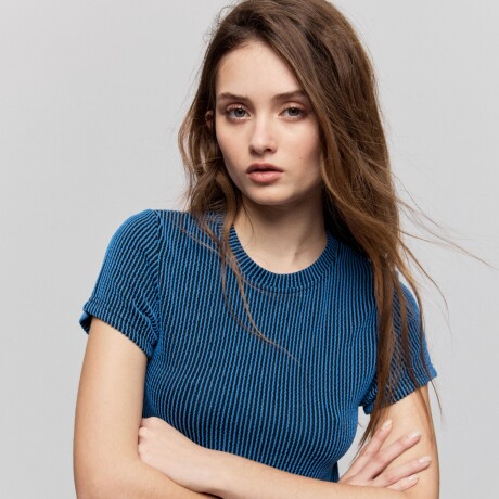 REMERA MAGNOLIA Azul Francia
