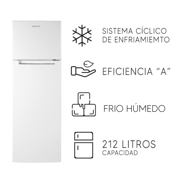 Refrigerador Smartlife Sl-rfh220wh2 HELADERA SMARTLIFE SL-RFH220WH2 AP