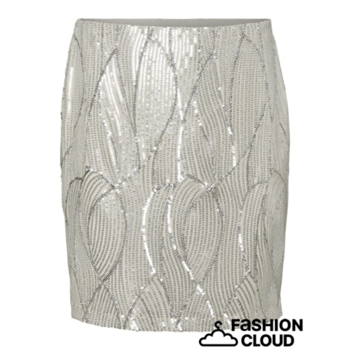 VMELLEN HW SHORT SKIRT JRS - B-12 1 PUMICE STONE 