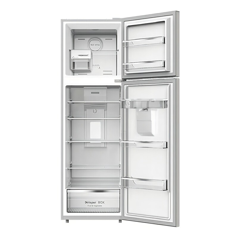 Heladera con freezer Enxuta RENX275D color inox con capacidad de 255L Heladera Con Freezer Enxuta Renx275d Color Inox Con Capacidad De 255l