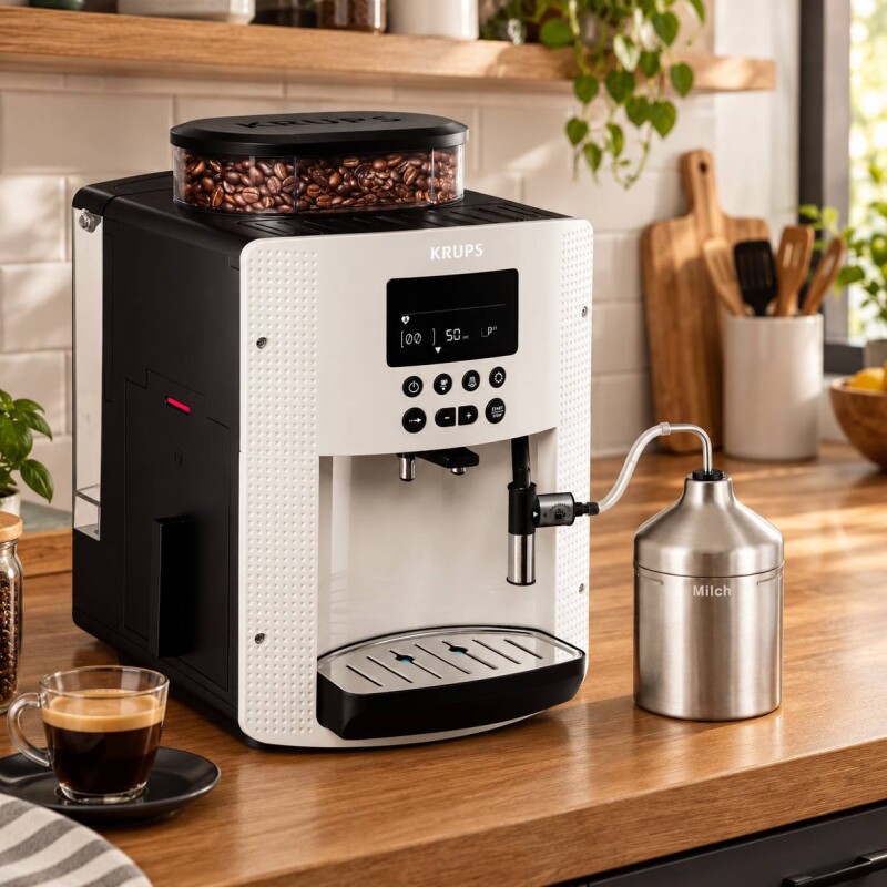 Cafetera Espresso Krups Display Essential Blanca Cafetera Espresso Krups Display Essential Blanca