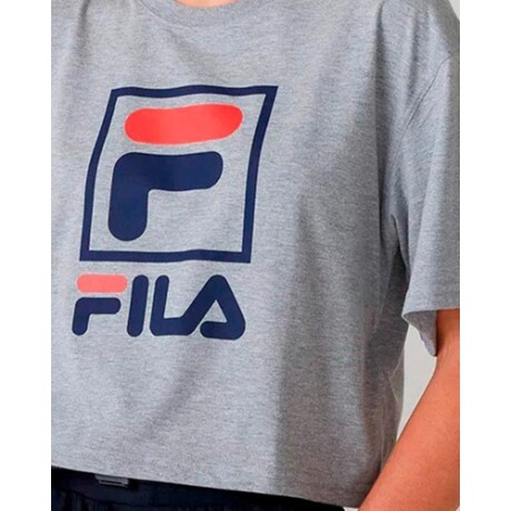 Camiseta para Mujer Fila Stack New Gris Camiseta para Mujer Fila Stack New Gris