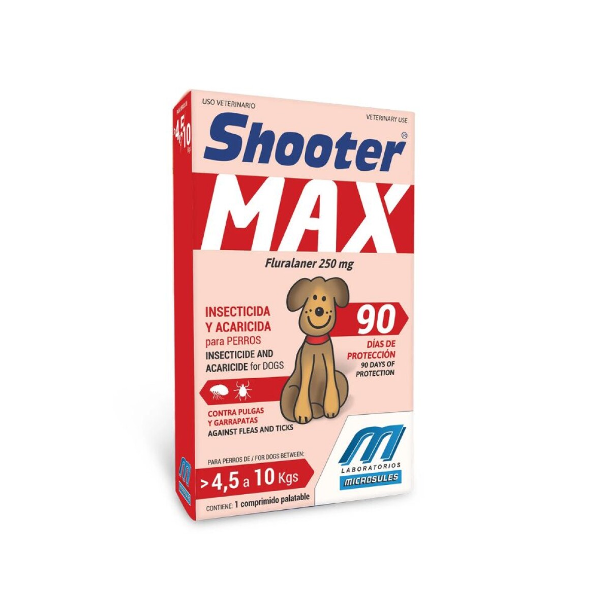 Shooter Max Comprimidos 4,5 a 10 Kg 
