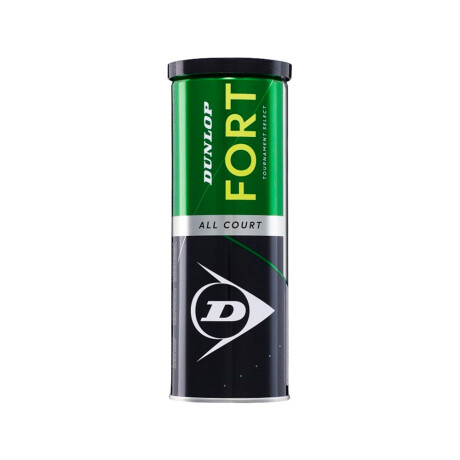 PELOTA DUNLOP TENIS FORT X3 Green & Black