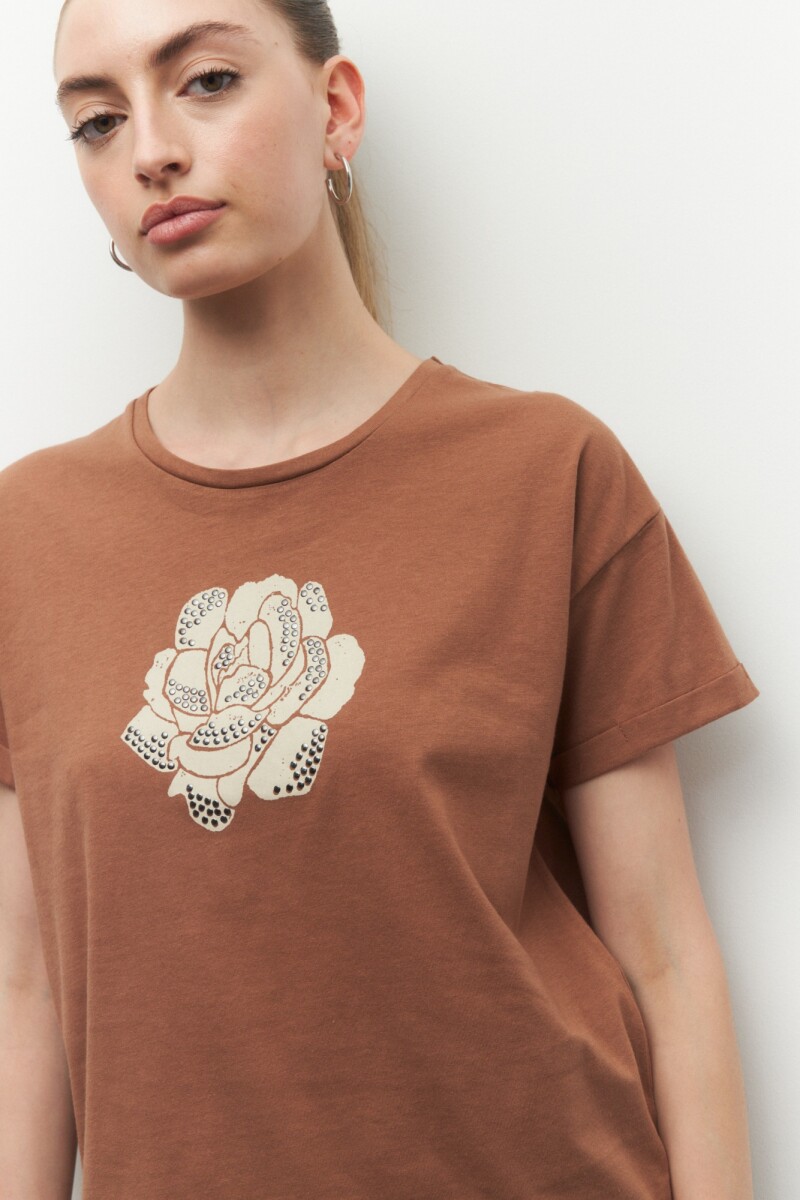 REMERA DIMIS Marrón Corteza