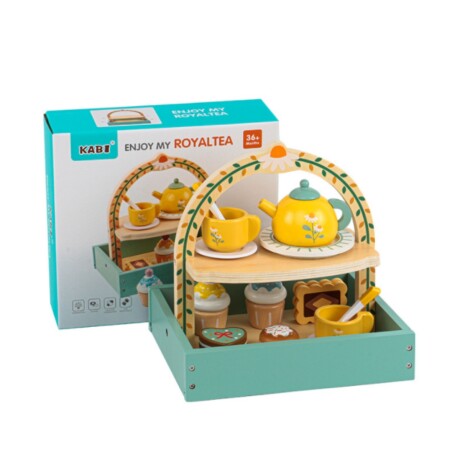 JUEGO DE TÉ Y PASTELERIA EN SOPORTE 2 NIVELES 0160 001