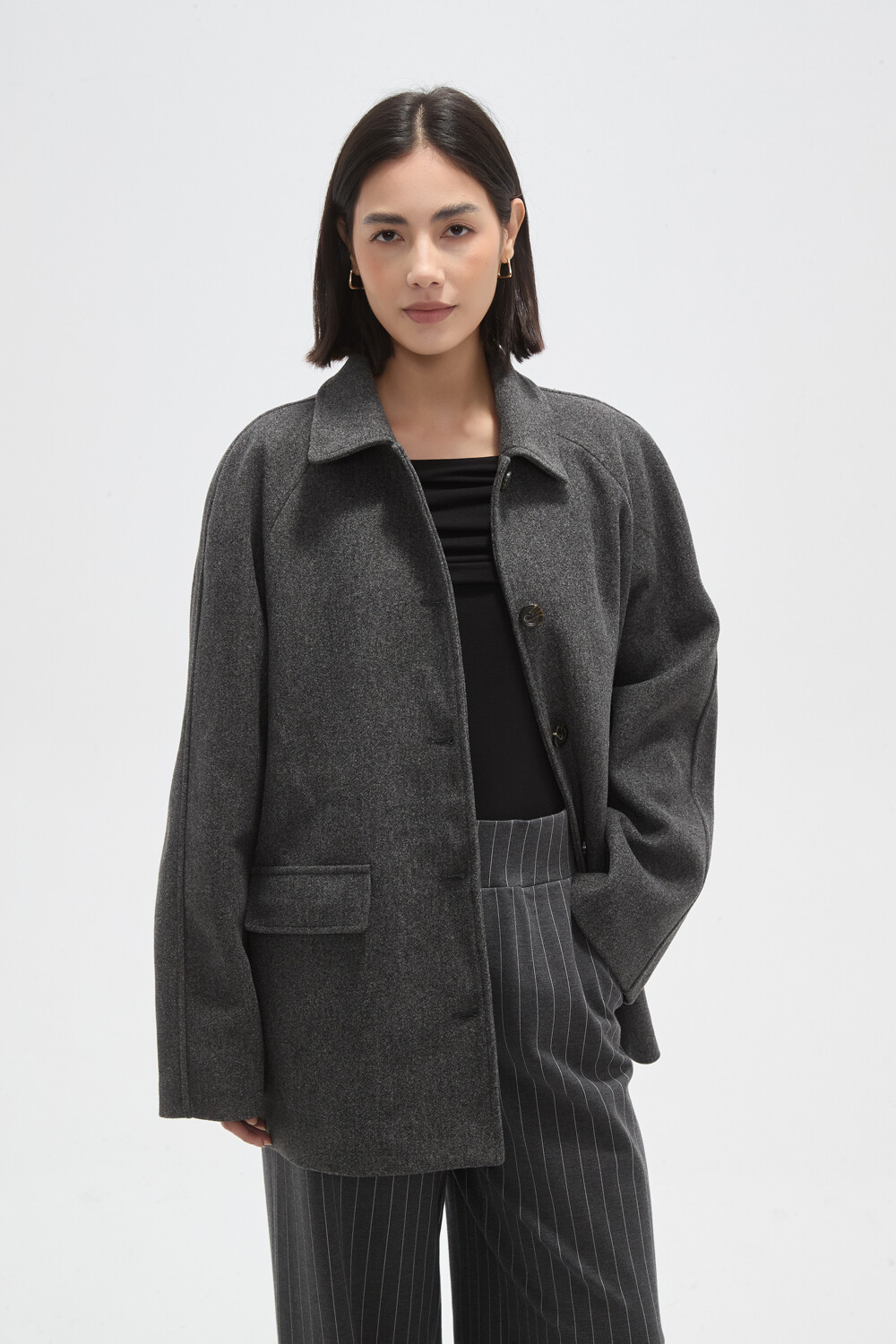 Tapado Sirca Gris Melange Oscuro