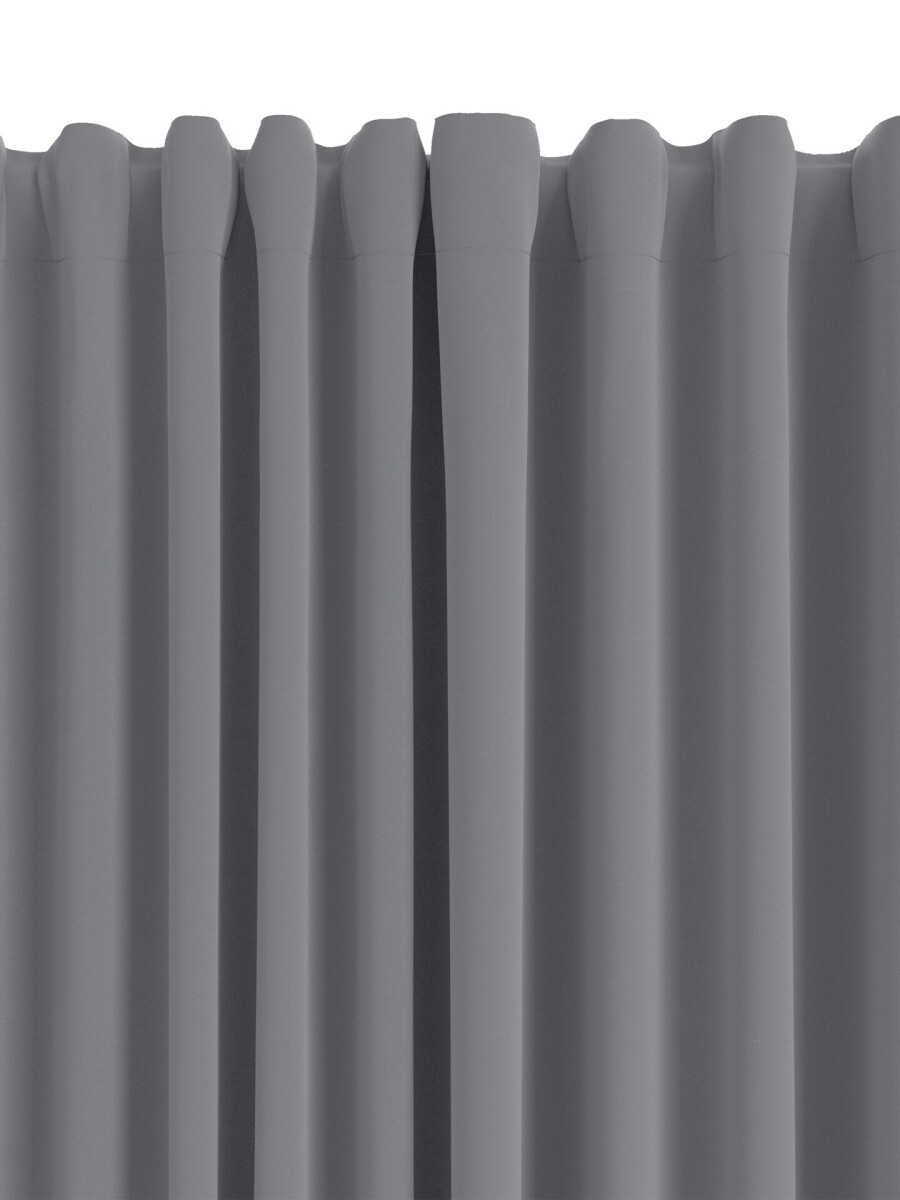 Cortina opaca STADSHOLMEN 1x140x245 gris 