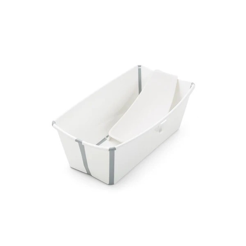Baño Stokke flexibath set c reposera blanco gris