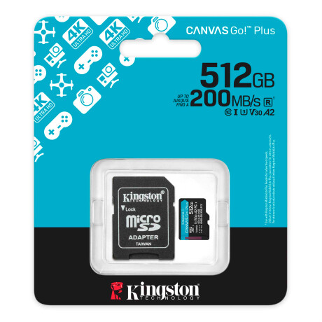 Memoria Micro Sd Kingston Canvas Go! Plus GEN4 512GB 001