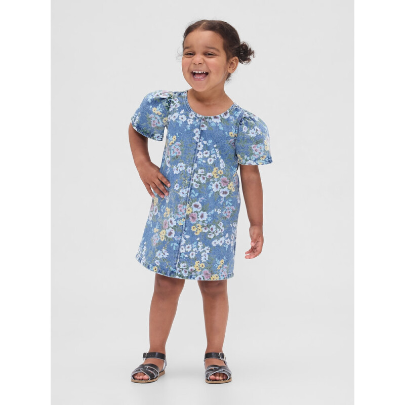 SS DNM FLORAL SHIRTDRESS FLORAL PRINT