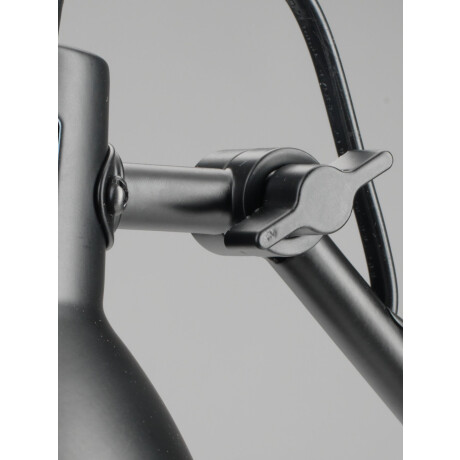 Lampara De Mesa Patrik Ø14Xa45Cm Negro