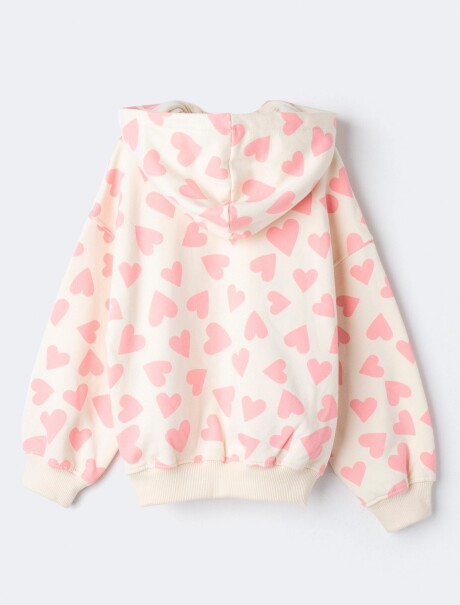 SUDADERA POLAR ESTAMPADA MULTICOLOR