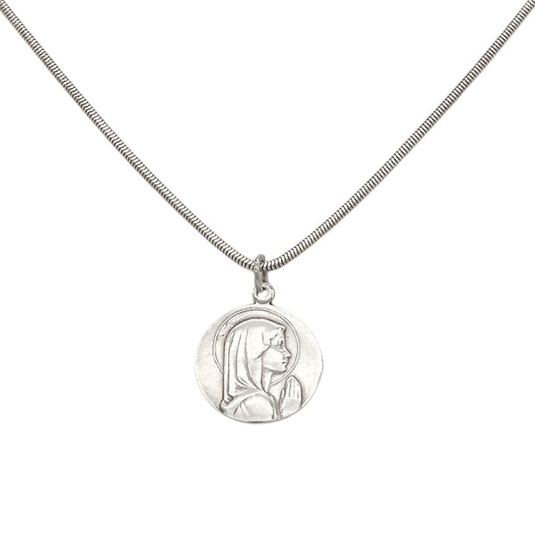 Dije Colgante Virgen Niña-Plata 925-Sin piedra-CP3001 Sinpiedra