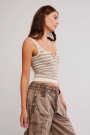 MUSCULOSA SIMPLY SOFT RAYAS Marron