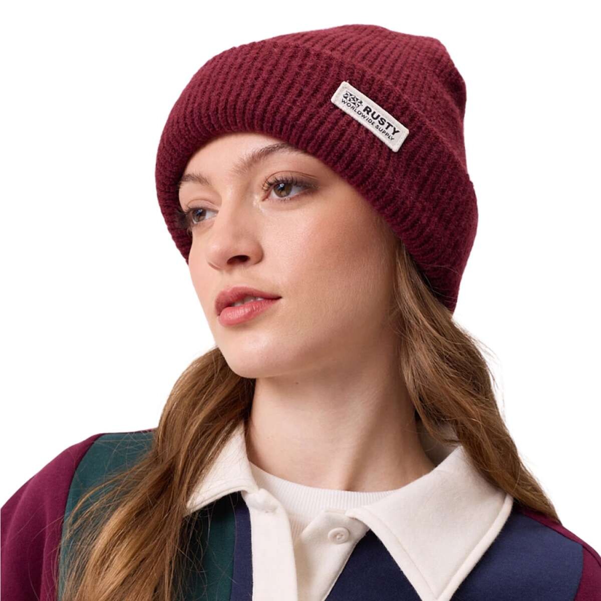 Gorro De Lana Rusty Mirloy - Bordo 