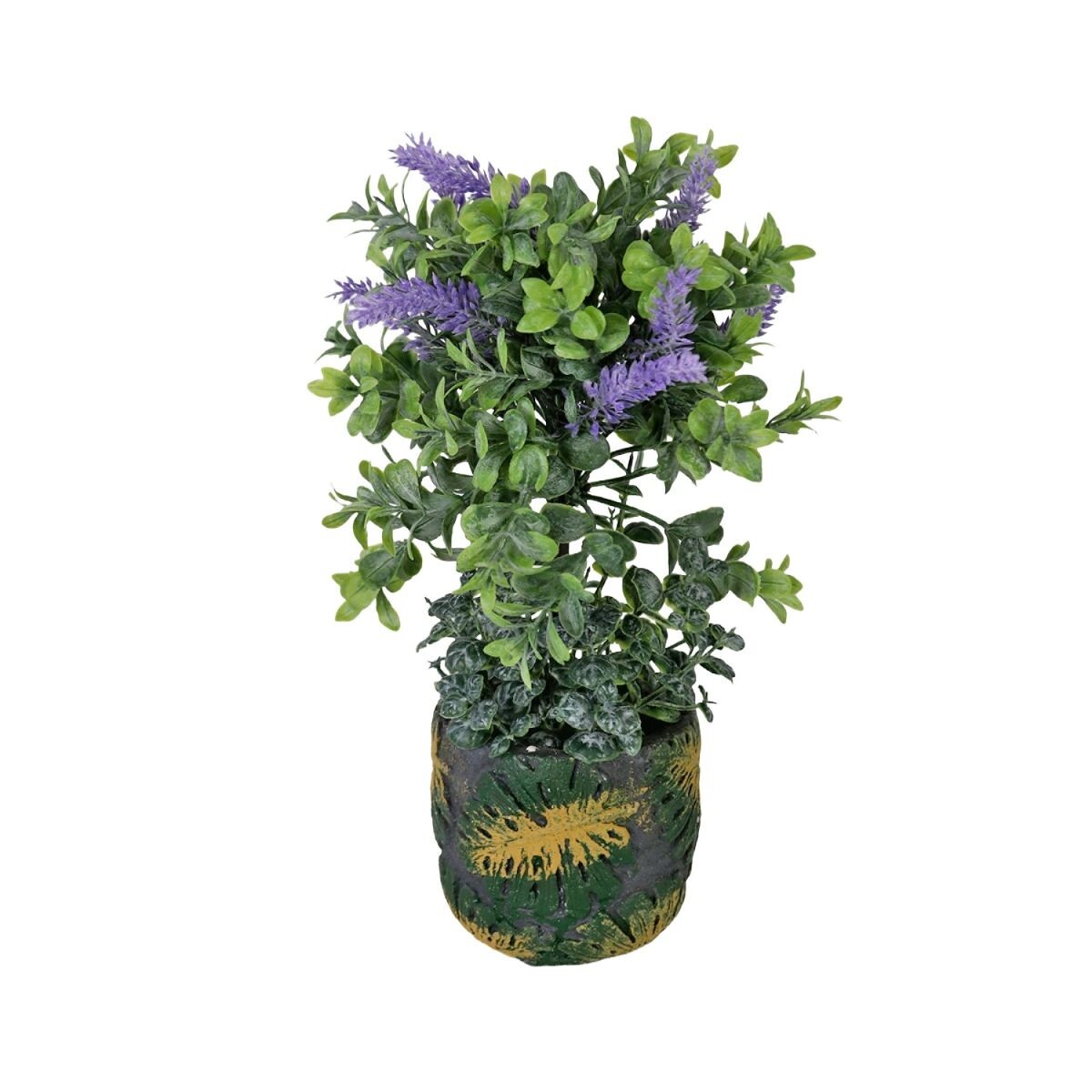 PLANTA ARTIF LAVANDA C/MACETERO 9X29CM 