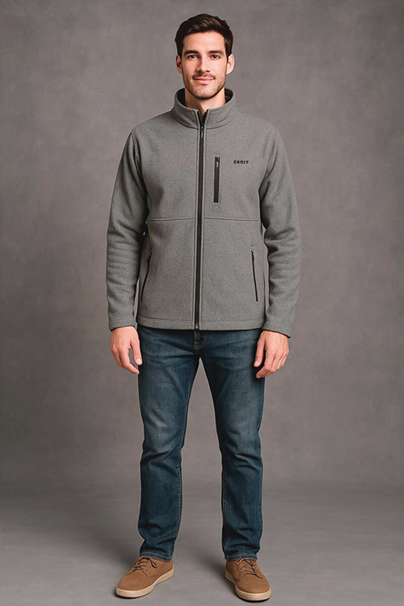 CAMPERA SOFTSHELL GRIS MELANGE M CAMPERA SOFTSHELL GRIS MELANGE M