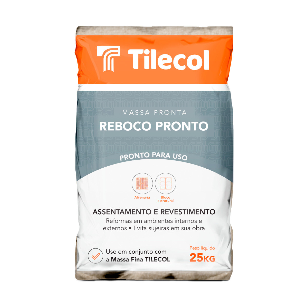 Revoque Pronto Para Bloques / 25kg. 