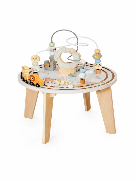 MESA DE ACTIVIDADES EN MADERA BLANCO