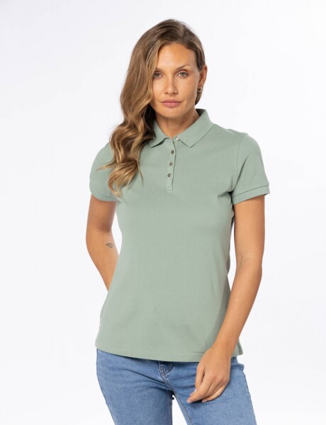 POLO PIQUE LISA Verde