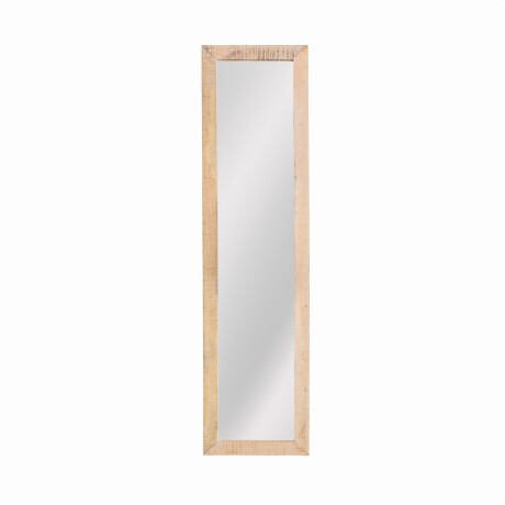 ESPEJO DE PARED MADERA-DE-MANGO NATURAL-BEIGE RECTANGULAR NEMUR