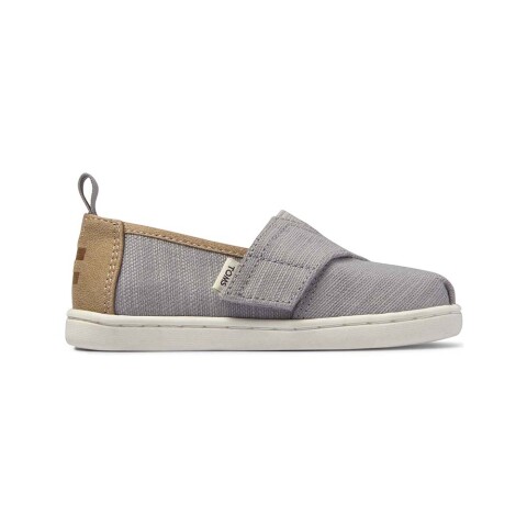 Tiny Slubby Woven Organic Cotton - Niños Grey