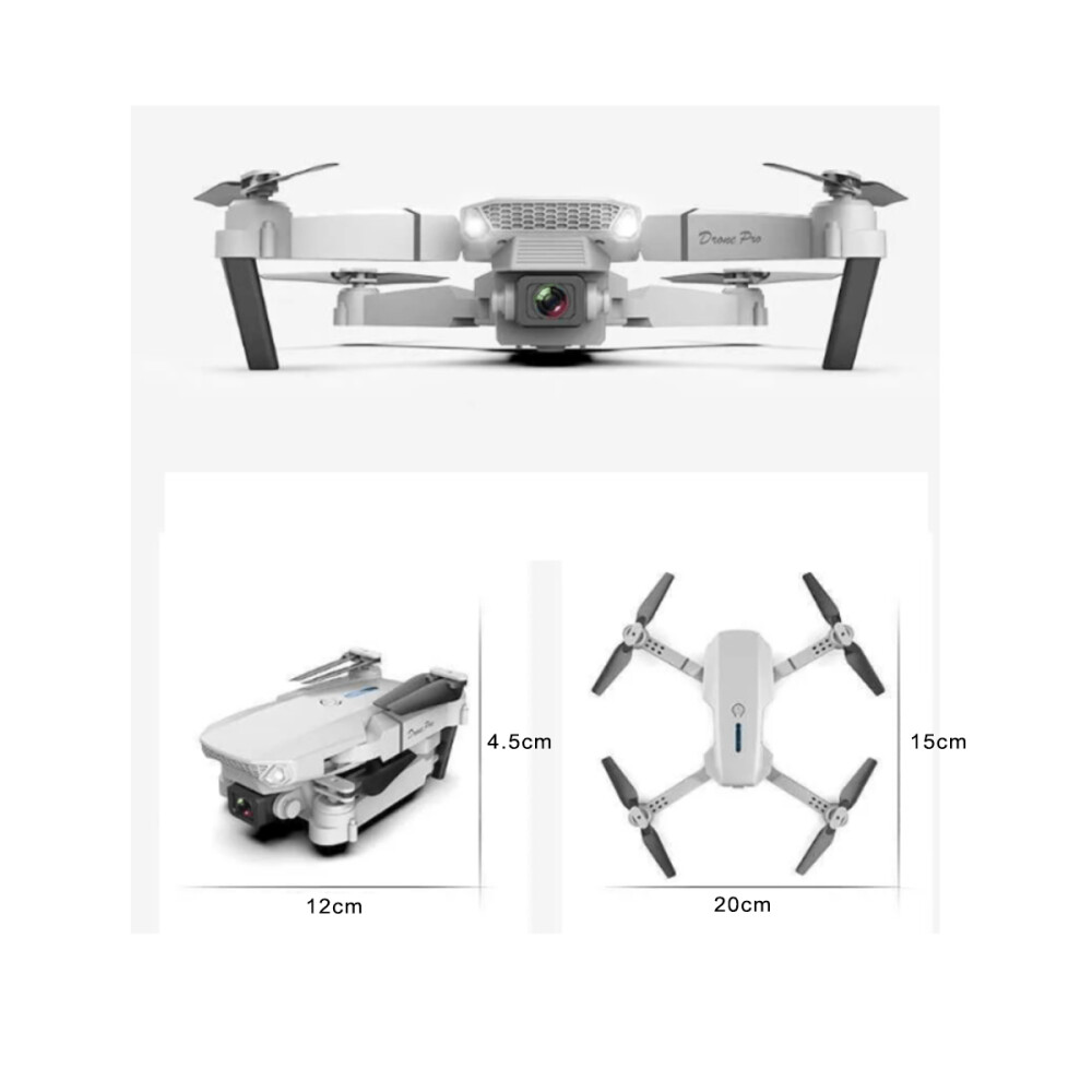 Dron E88 Con Cámara 4k Hd Control Remoto Con Estuche Dron E88 Con Cámara 4k Hd Control Remoto Con Estuche