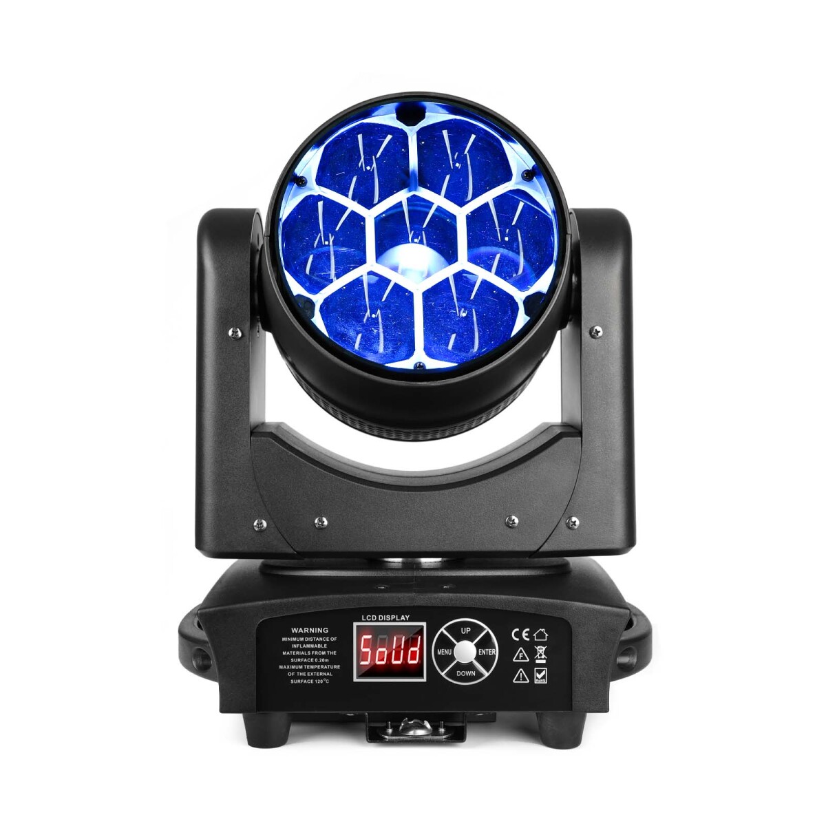 CABEZA MOVIL BEAM BEE WASH LED 7 X 40W LM0740 