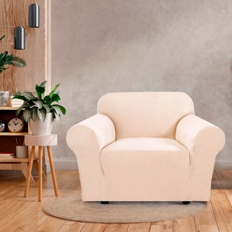 Funda cubre sofá elástica 1 cuerpo BEIGE