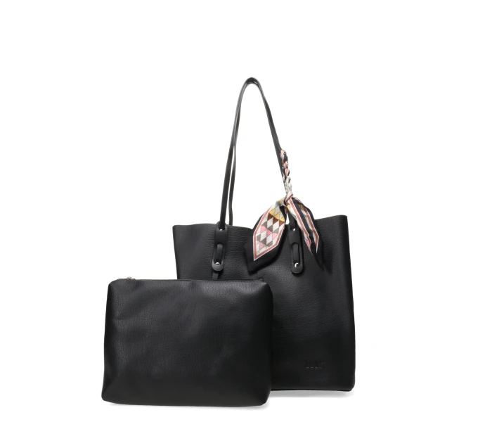 Cartera CHIEF con pañuelo decorativo Black