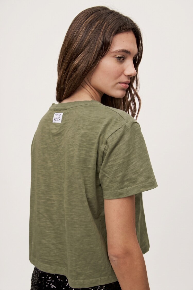 REMERA PERSÉFORE Verde Militar
