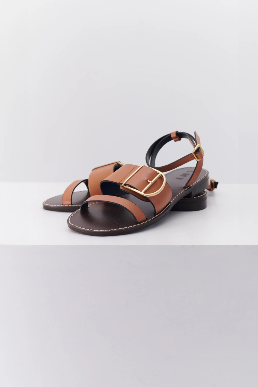 SANDALIA CUERO FLAT terracota 36