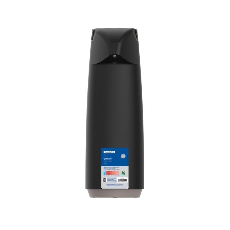 Termo c/ Sifón 1.8 lts Negro 61639/183 Termo c/ Sifón 1.8 lts Negro 61639/183