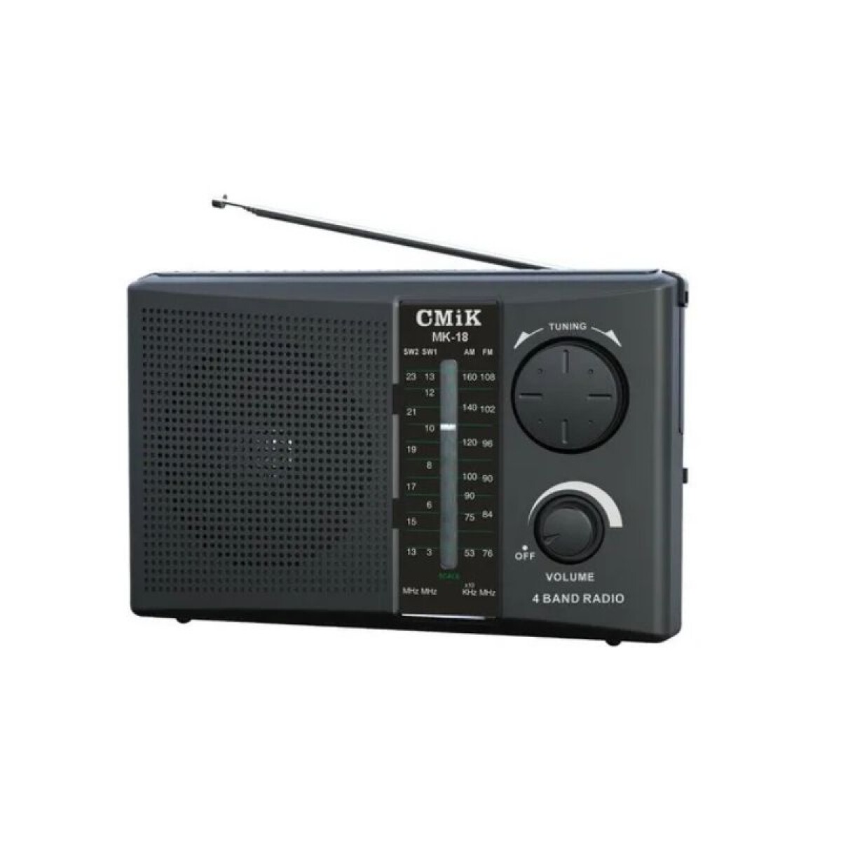 RADIO CMIK MK-18 PORTATIL AM/FM 4 BANDAS 