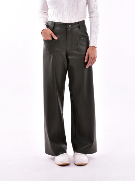 PANTALON MORA VERDE OSCURO