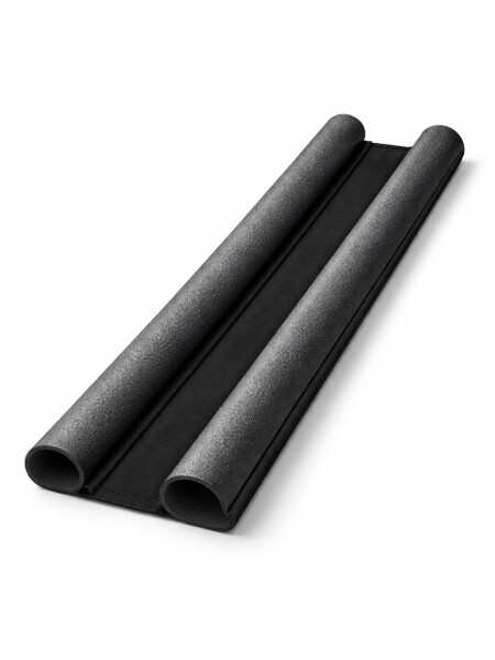 BURLETE DOBLE PARA PUERTA NEGRO