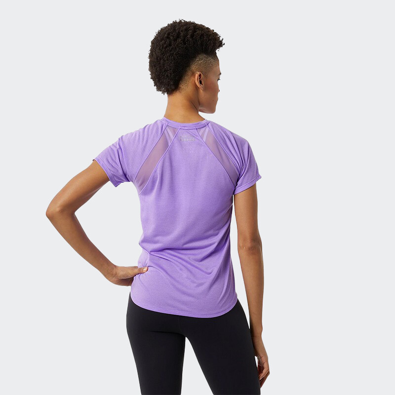 Remera New Balance Impact Run Violeta
