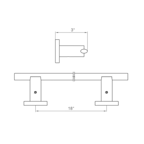 Toallero Recto Barral Fv 45Cm 000
