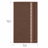 Toalla de Baño en Aldogón 70x135cm Moreto Marron