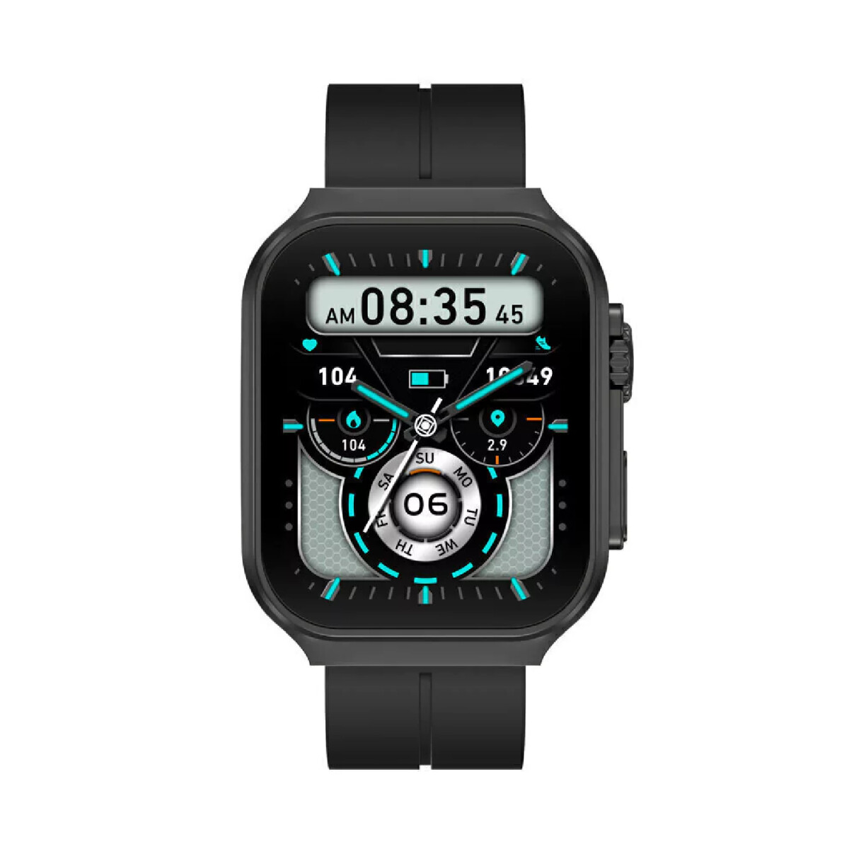 Reloj Smartwatch Mistral Unisex SMT-XY77-01 Resistente al Agua. 