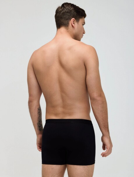 KIT DE 2 CALZONCILLOS MODELO BOXER NEGRO
