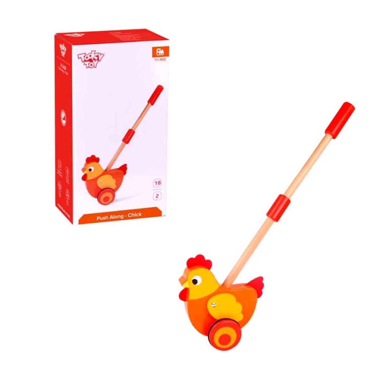 Carrito andador Tooky Toy chicken - 001 