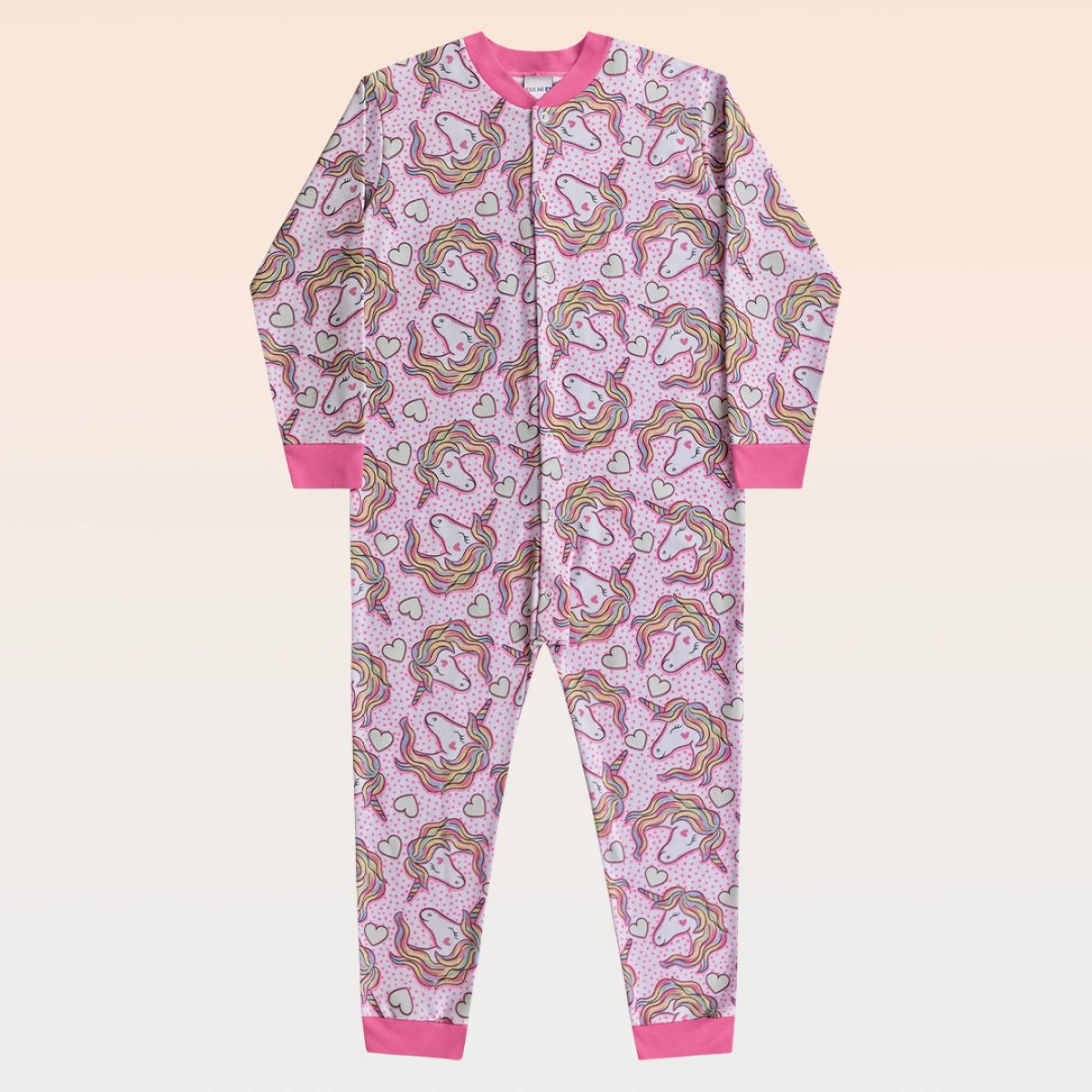 Pijama enterito niña Unicornio 